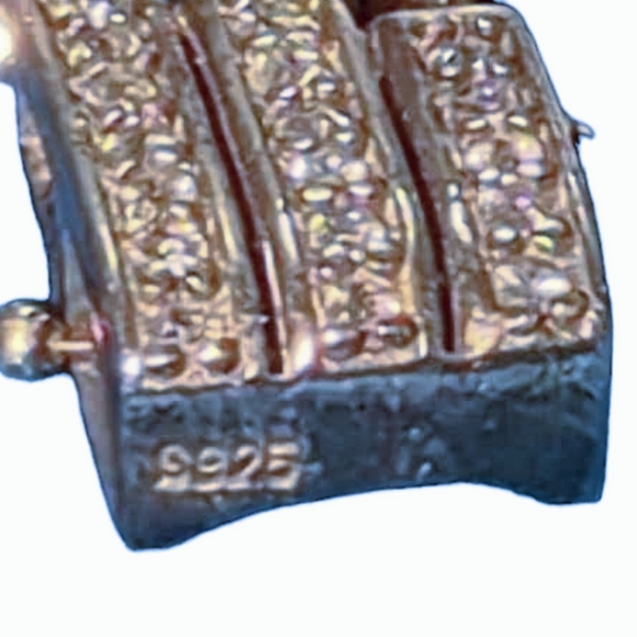 925 Silver and cultured pearl necklace - Picture 12 of 16